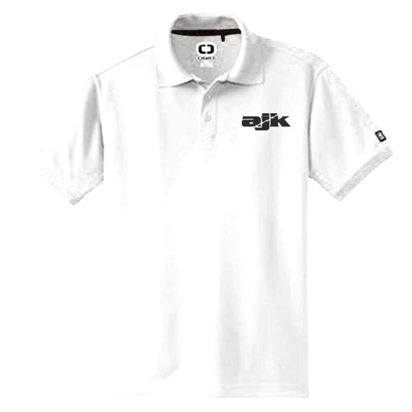 AJK OGIO Men's Caliber 2.0 White Polo Thumbnail
