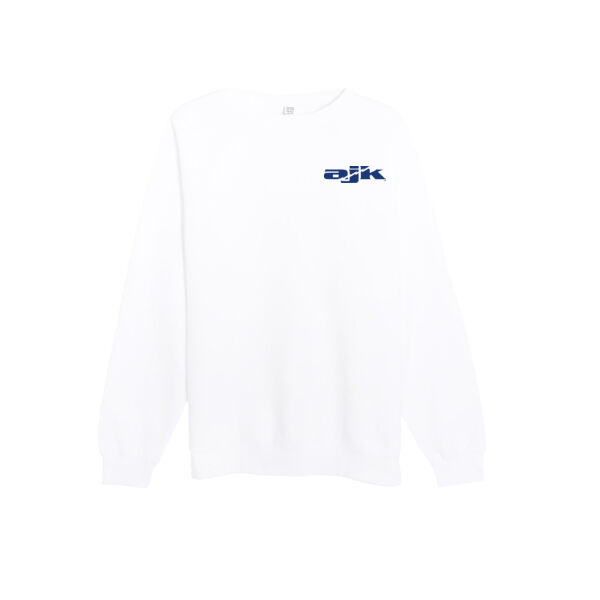 Digitally Printed AJK Truck White Crewneck Thumbnail